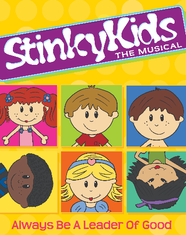 Tinky Kids musical cartoon characters graphic