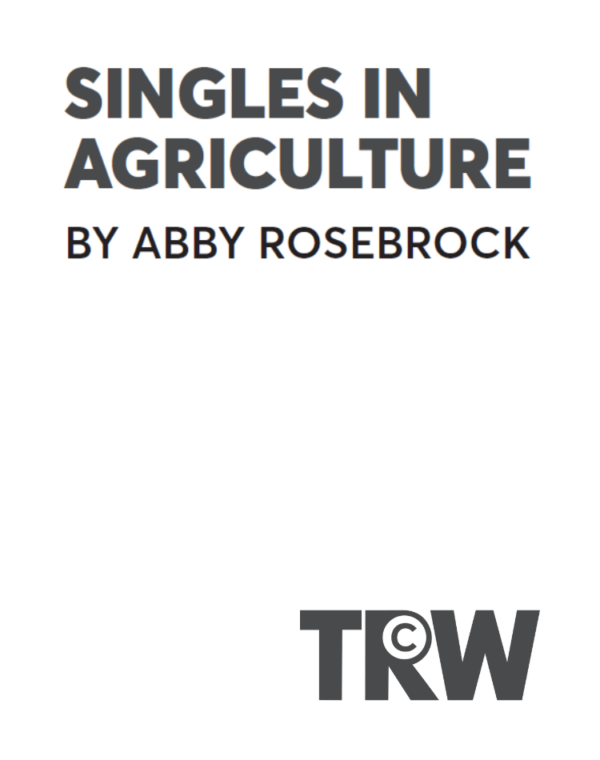 Singles in Agriculture