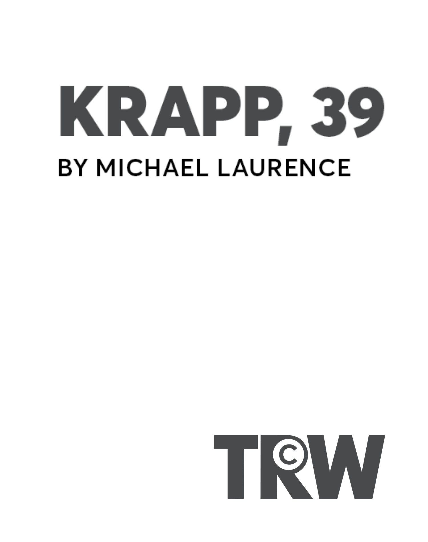 Krapp, 39